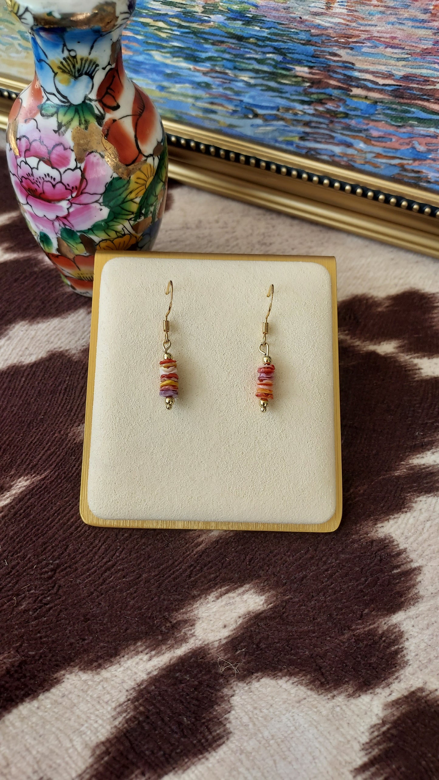 Golden il Lido dangles