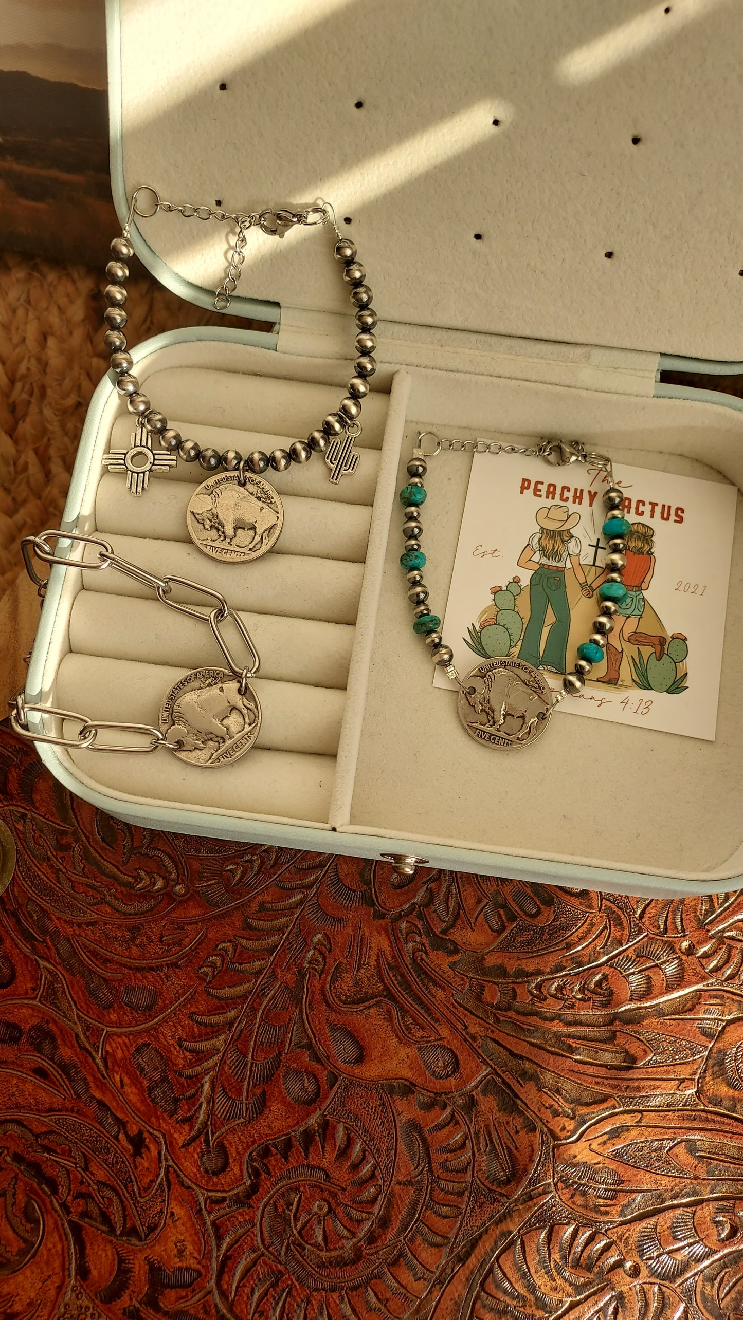 Outlaw charm bracelet