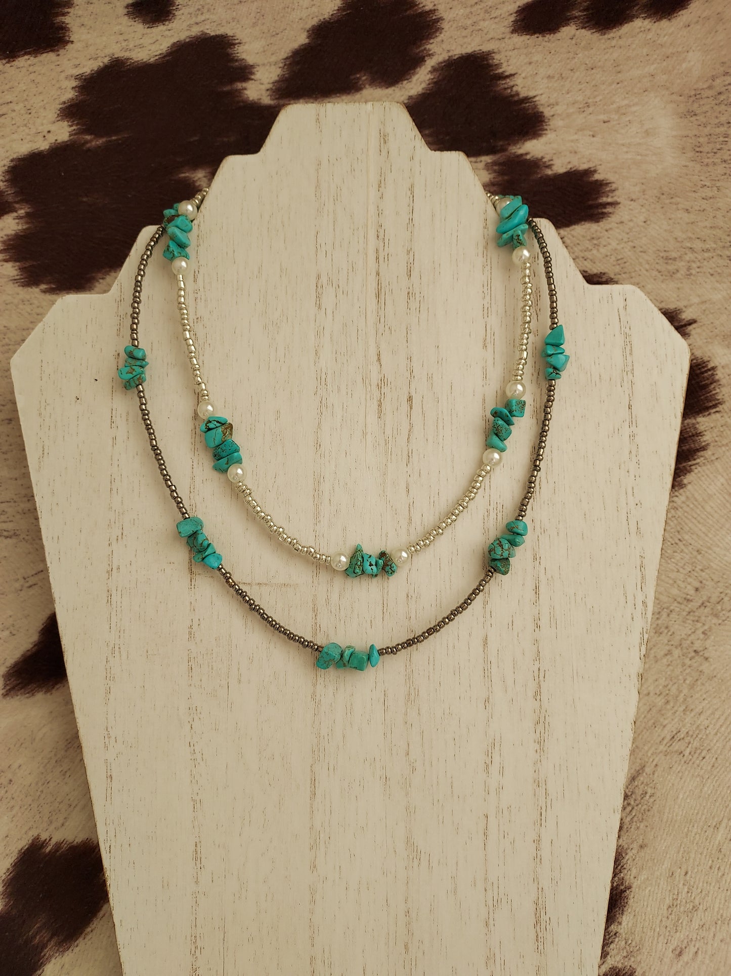 Turquoise moon choker