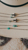 Simple chained anklets